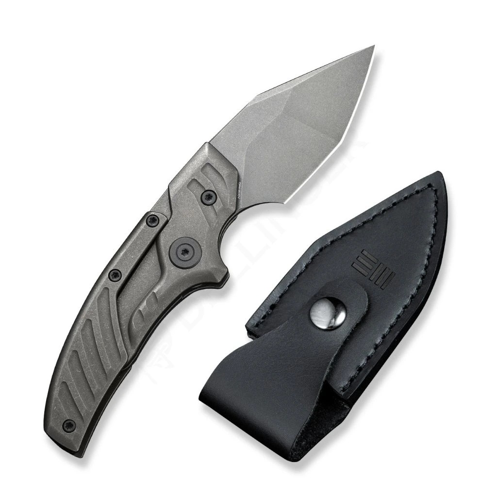 foto WE Knife Zav�rac� n�� a d�ka WEKNIFE Typhoeus Grey 21036B-2, ocel CPM 20CV, titanov� EDC